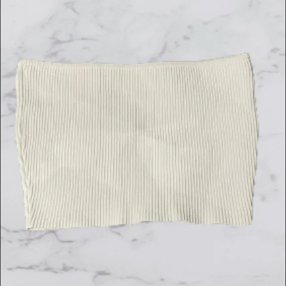 Pacsun L.A Hearts White Ribbed Tube Top Size Small - Picture 6 of 6